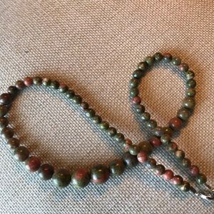 Unakite necklace